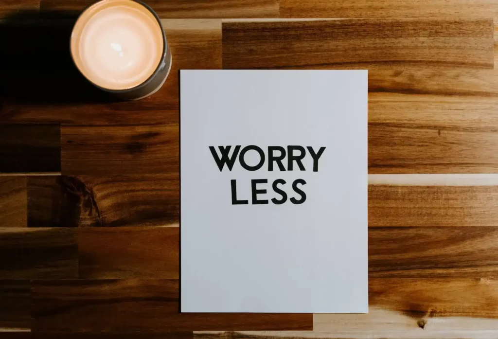 take CBD worry less sign