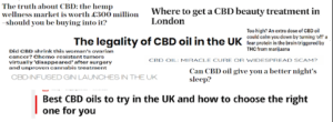 imagen de titulares cbd en uk