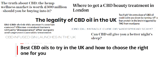 cbd headlines in the UK
