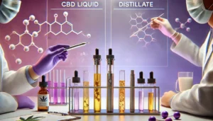 Die Unterschiede zwischen CBD-Liquid und Extrakt-Destillat-Vapes verstehen