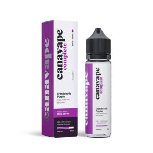 Acquista il Liquido Erogativo e il Succo di Svapo al CBD - Canavape Granddaddy Purple Terpene Infused