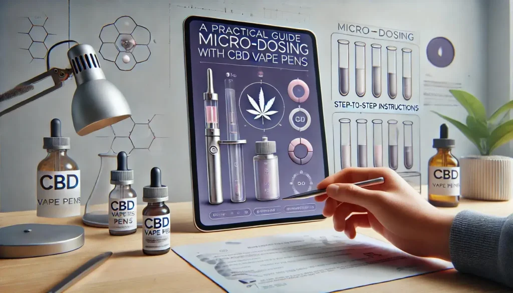 Een praktische gids voor Micro-Doseren met CBD Vape Pens: Stap voor stap instructies