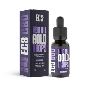 Comprare Olio di CBD forte - ECS Gold Drops 3600mg