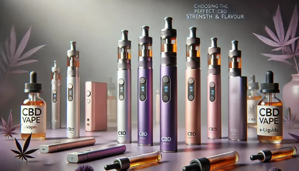 Scegliere il CBD Vape perfetto: Trovare la giusta forza e il giusto sapore