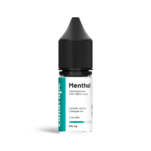 Sterk CBD Vape sap Menthol E-Liquid 600mg + CBG