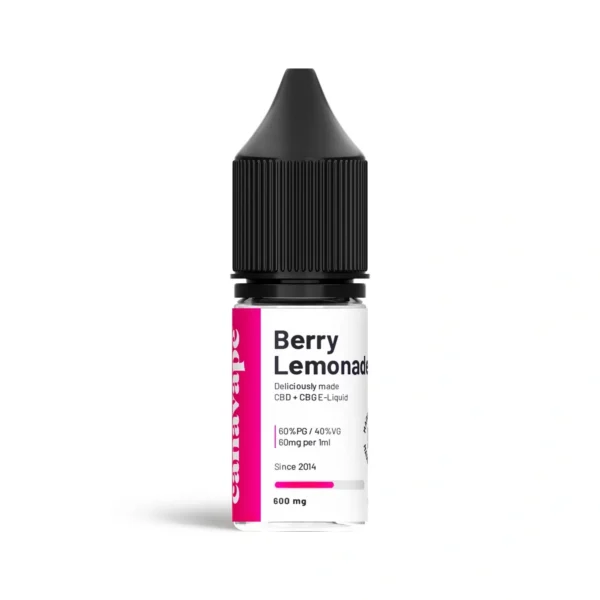 Succo di svapo CBD forte Limonata di bacche E-Liquid 600mg + CBG