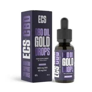 ECS CBD Gold Drops Oils - Para uso oral