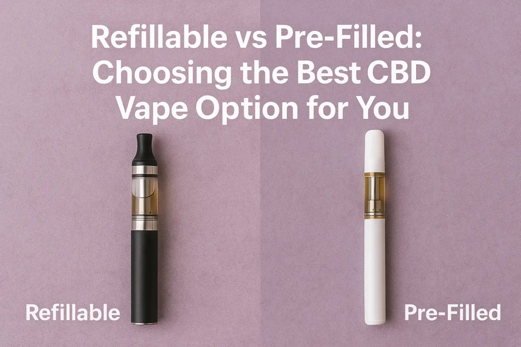Refillable vs Pre Filled Choosing the Best CBD Vape Option for You