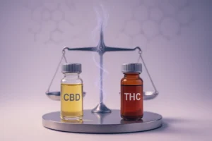 CBD and THC Balance How CBD Helps Steady the Effects