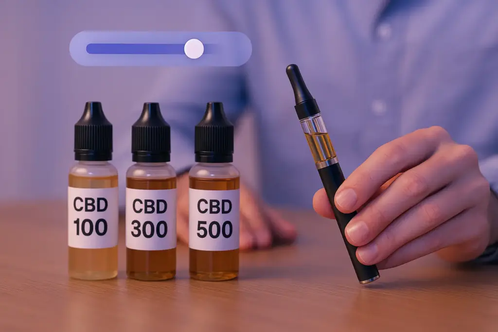 Výběr správné síly CBD Vape Průvodce pro nové uživatele ve Velké Británii