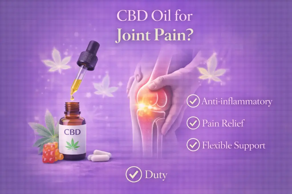 L'huile de CBD pour les douleurs articulaires