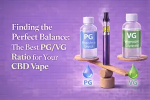 A melhor relação PG VG para o seu CBD Vape
