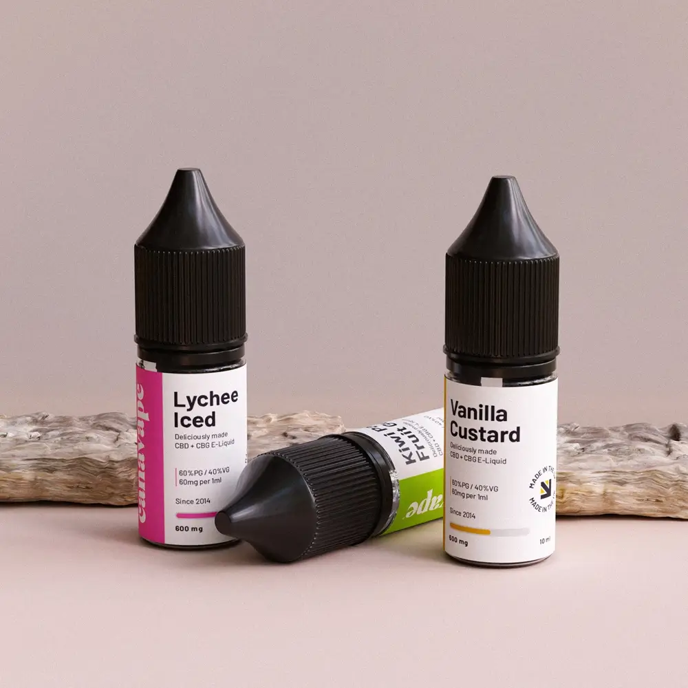 Broad Spectrum THC Free CBD E-Liquids