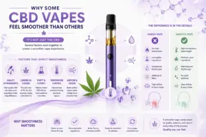 Waarom sommige CBD Vapes soepeler aanvoelen dan andere