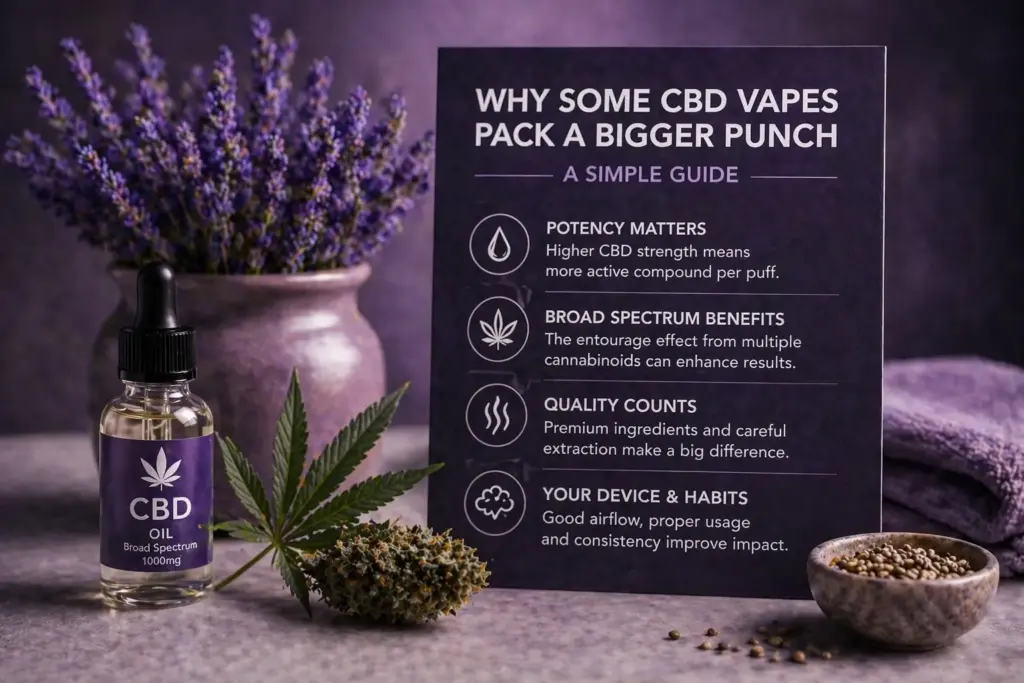 Why Some CBD Vapes Pack a Bigger Punch A Simple Guide