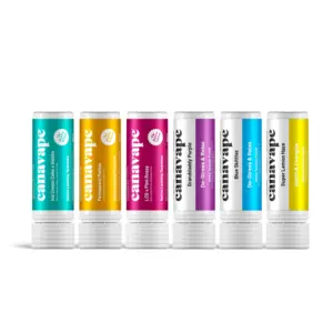 CBD vape cartridge bundle UK with 3 regular and 3 CDT Reserve Canavape cartridges